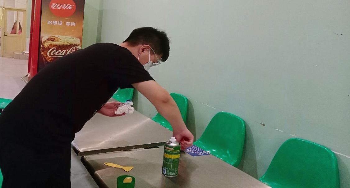 关于beat365亚洲版官网青年志愿者协会开展保持餐桌整洁，共创整洁环境活动主题